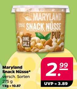 275g Maryland Snack Nüsse