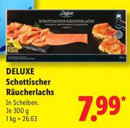 300g Deluxe Schottischer Räucherlachs