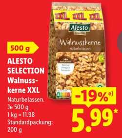 500g Alesto Selection Walnusskerne