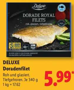 340g Deluxe Doradenfilet