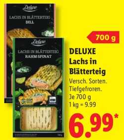 700g DELUXE Lachs in Blätterteig