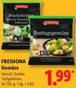 750g Freshona Gemüse Festtagsgemüse
