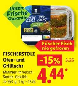 250g FISCHERSTOLZ Ofen- und Grilllachs