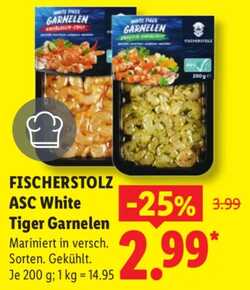 200g FISCHERSTOLZ ASC White Tiger Garnelen