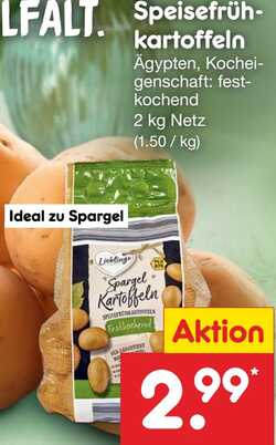 2kg Speisefrühkartoffeln Ägypten