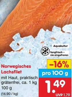 1kg Norwegisches Lachsfilet