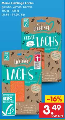 100g Meine Lieblinge Lachs