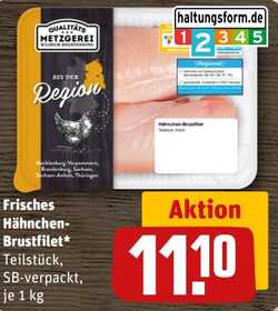 1kg Frisches Hähnchen-Brustfilet