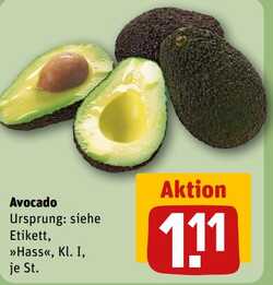 1 Stück Avocado