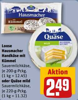 200g Loose Hausmacher Handkäse mit Kümmel oder Quäse