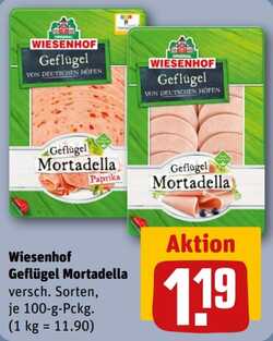 100g Wiesenhof Geflügel Mortadella