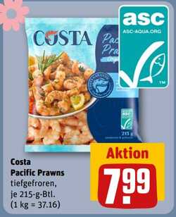 215g Costa Pacific Prawns