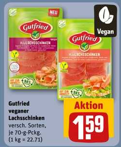 70g Gutfried veganer Lachsschinken