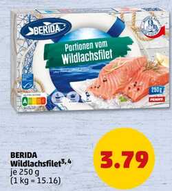250g BERIDA Wildlachsfilet