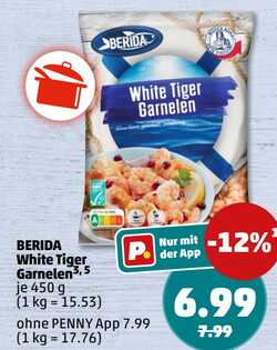 450g BERIDA White Tiger Garnelen