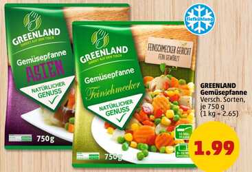 750g GREENLAND Gemüsepfanne Feinschmecker