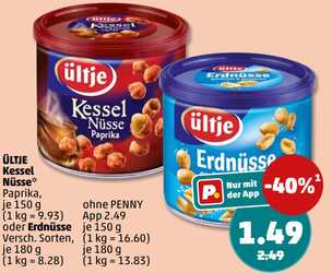 150g ültje Erdnüsse