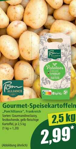 2,5kg Gourmet-Speisekartoffeln Pom'Alliance