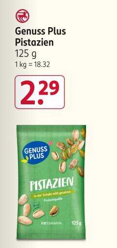125g Genuss Plus Pistazien