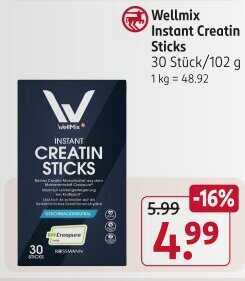 102g Wellmix Instant Creatin Sticks