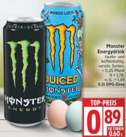 500ml Monster Energy Drink Ultra Zero