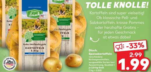 2,5kg Speisekartoffeln