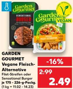 175g GARDEN GOURMET Sensational Burger