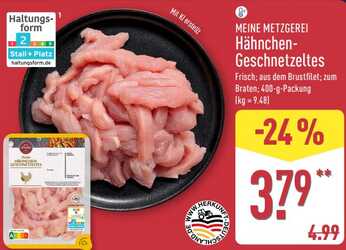 400g Hähnchen-Geschnetzeltes