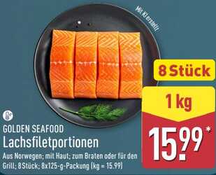 1kg Golden Seafood Lachsfiletportionen