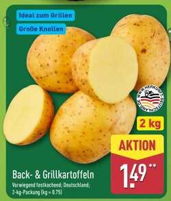 2kg Back- & Grillkartoffeln