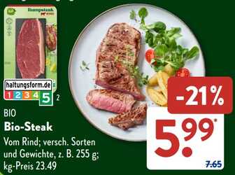 255g Bio-Steak vom Rind
