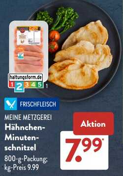 800g Hähnchen-Minuten-Schnitzel