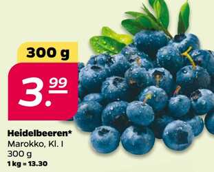 300g Heidelbeeren Marokko Kl. I