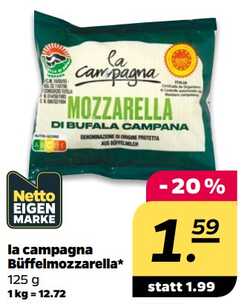 125g la campagna Büffelmozzarella