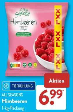 1kg ALL SEASONS Himbeeren