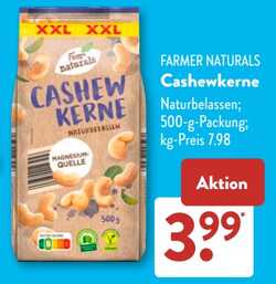 500g Farmer Naturals Cashewkerne