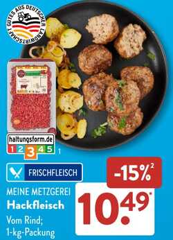 1kg Hackfleisch vom Rind