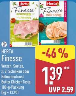100g HERTA Finesse Hähnchenbrust