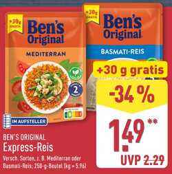 250g Ben's Original Express-Reis Mediterran