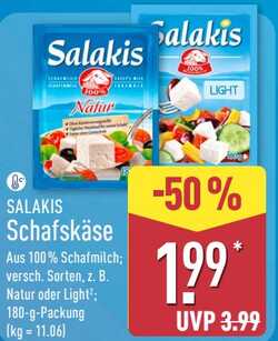 180g Salakis Schafskäse light