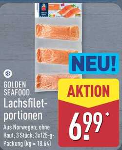 375g Golden Seafood Lachsfiletportionen