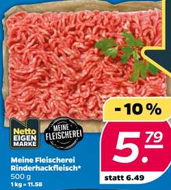 500g Meine Fleischerei Rinderhackfleisch