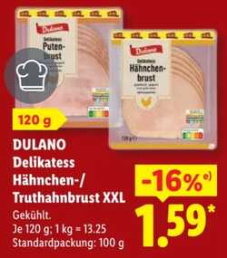 120g DULANO Delikatess Hähnchenbrust