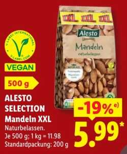 500g Alesto Selection Mandeln